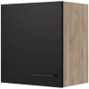 Hängeschrank Capri schwarz matt B/H/T: ca. 50x54,8x32 cm