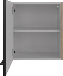 Hängeschrank Capri schwarz matt B/H/T: ca. 50x54,8x32 cm
