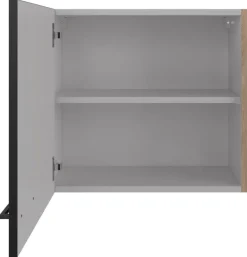Hängeschrank Capri schwarz matt B/H/T: ca. 60x54,8x32 cm