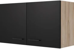 Hängeschrank Capri schwarz matt B/H/T: ca. 100x54,8x32 cm