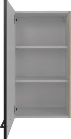 Hängeschrank Capri schwarz matt B/H/T: ca. 50x89x32 cm