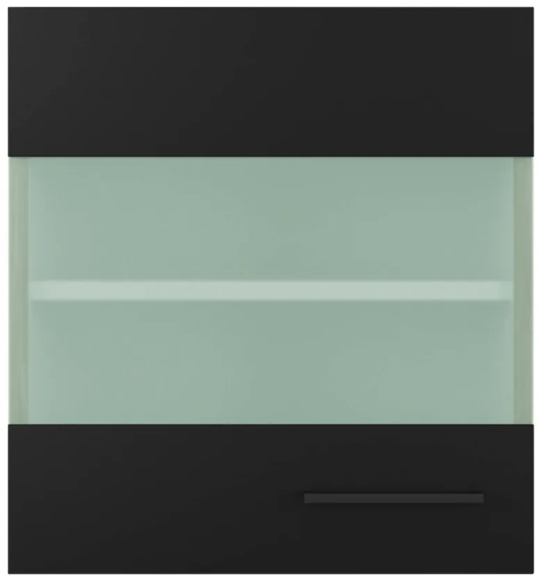 Hängeschrank Capri schwarz matt B/H/T: ca. 50x54,8x32 cm