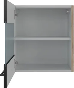 Hängeschrank Capri schwarz matt B/H/T: ca. 50x54,8x32 cm