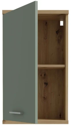 Hängeschrank Eiche Artisan Nachbildung salbei B/H/T: ca. 40x69x23 cm