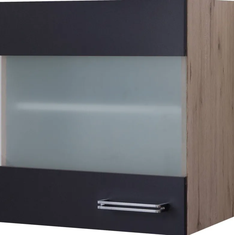 Hängeschrank Elva anthrazit strukturiert B/H/T: ca. 50x54,8x32 cm