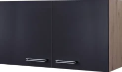 Hängeschrank Elva anthrazit strukturiert B/H/T: ca. 100x54,8x32 cm