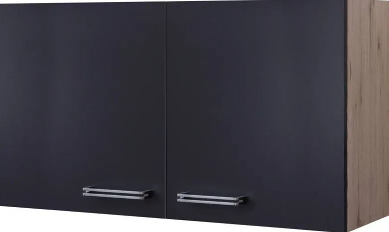 Hängeschrank Elva anthrazit strukturiert B/H/T: ca. 100x54,8x32 cm