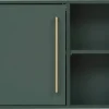 Hängeschrank Kent waldgrün B/H/T: ca. 66,8x48,4x16 cm