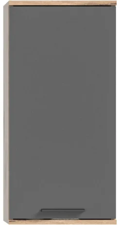 Hängeschrank Mason dunkelgrau Nox Oak Nachbildung B/H/T: ca. 37x77x24 cm