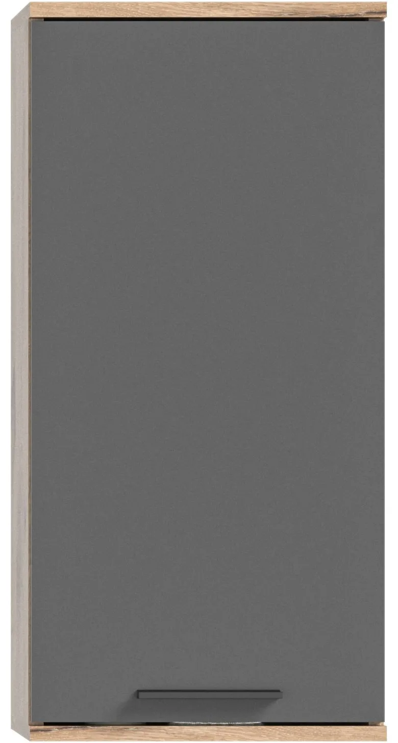 Hängeschrank Mason dunkelgrau Nox Oak Nachbildung B/H/T: ca. 37x77x24 cm