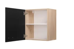 Hängeschrank Merle schwarz B/H/T: ca. 50x56x35 cm