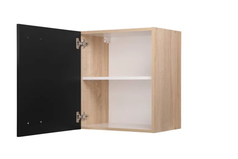 Hängeschrank Merle schwarz B/H/T: ca. 50x56x35 cm