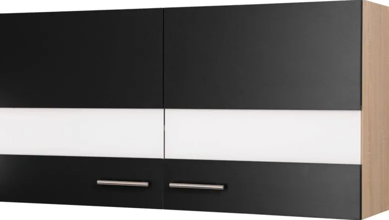 Hängeschrank Merle schwarz B/H/T: ca. 110x56x35 cm