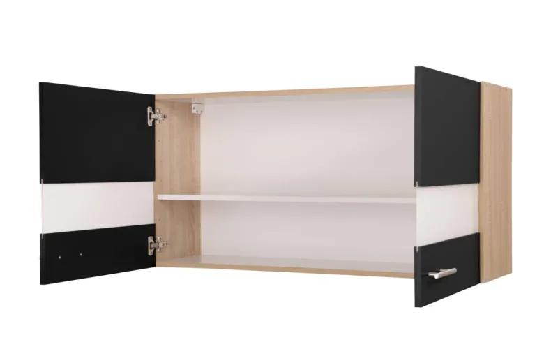 Hängeschrank Merle schwarz B/H/T: ca. 110x56x35 cm