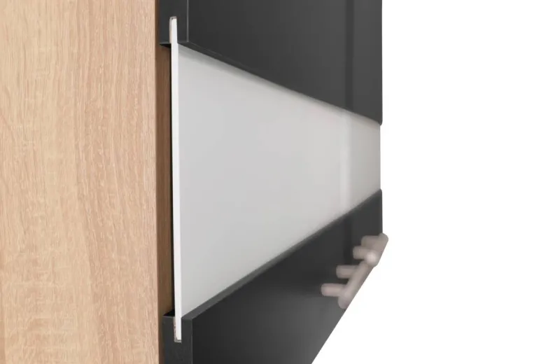 Hängeschrank Merle schwarz B/H/T: ca. 110x56x35 cm