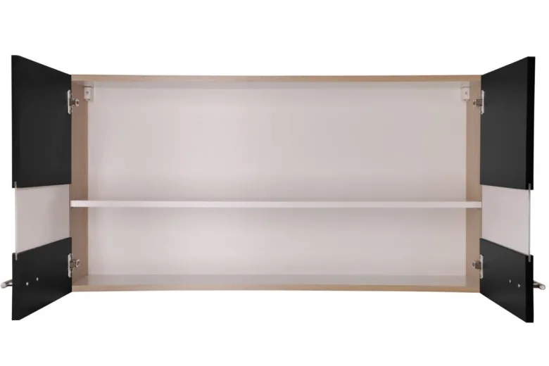 Hängeschrank Merle schwarz B/H/T: ca. 110x56x35 cm