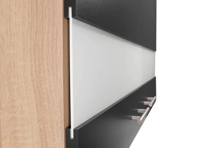 Hängeschrank Merle schwarz B/H/T: ca. 110x56x35 cm