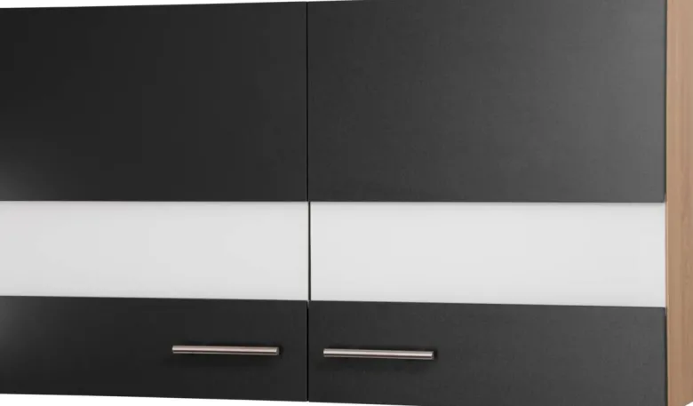 Hängeschrank Merle schwarz B/H/T: ca. 100x56x35 cm
