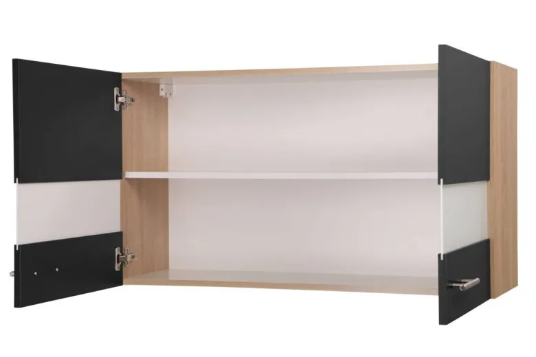 Hängeschrank Merle schwarz B/H/T: ca. 100x56x35 cm
