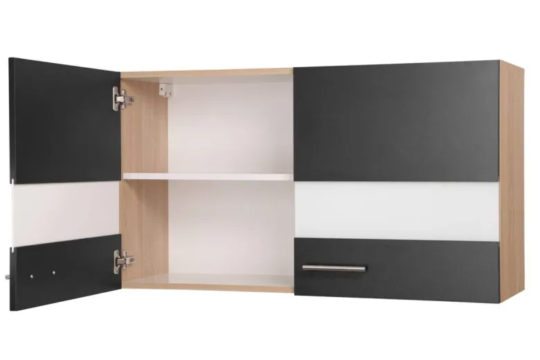 Hängeschrank Merle schwarz B/H/T: ca. 100x56x35 cm