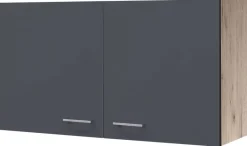 Hängeschrank Morena grau matt B/H/T: ca. 100x54,8x32 cm