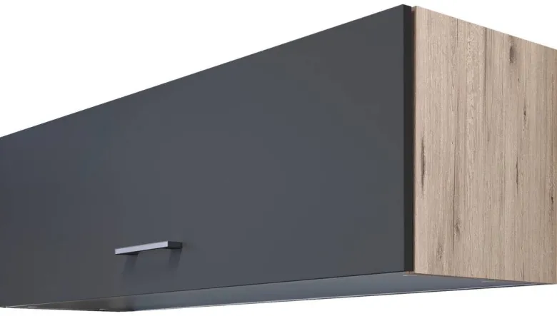 Hängeschrank Morena grau matt B/H/T: ca. 100x32x32 cm
