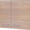 Hängeschrank Samoa weiß Eiche Nachbildung B/H/T: ca. 100x54,8x32 cm
