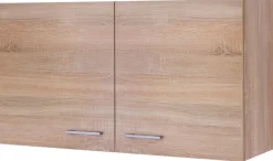 Hängeschrank Samoa weiß Eiche Nachbildung B/H/T: ca. 100x54,8x32 cm