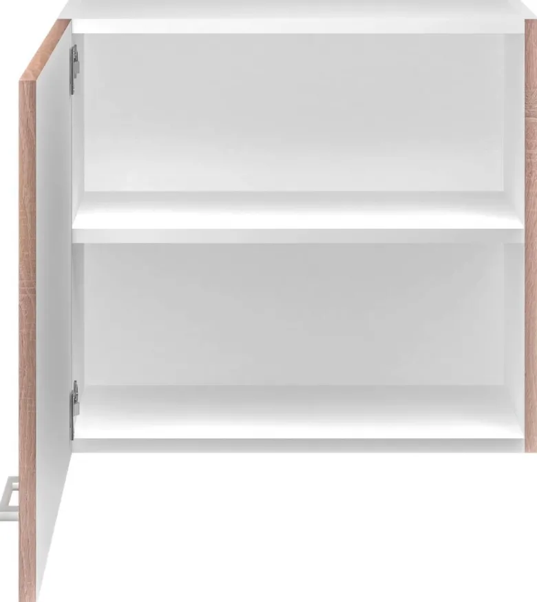 Hängeschrank Samoa weiß Eiche Nachbildung B/H/T: ca. 60x54,8x32 cm