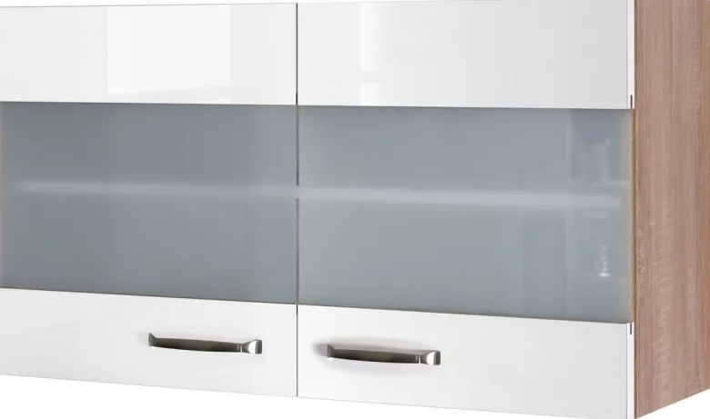Hängeschrank Valero weiß Hochglanz B/H/T: ca. 100x54,8x32 cm