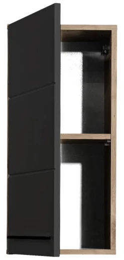 Hängeschrank Vista Oak Eiche Viking Nachbildung schwarz matt B/H/T: ca. 34x70x23 cm