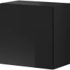 Hängeschrank VIVIEN schwarz schwarz glanz B/H/T: ca. 50x50x30 cm