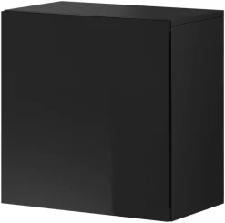 Hängeschrank VIVIEN schwarz schwarz glanz B/H/T: ca. 50x50x30 cm
