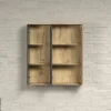 Hängevitrine Esteban anthrazit Eiche Evoke Coast Nachbildung B/H/T: ca. 90x99x34 cm