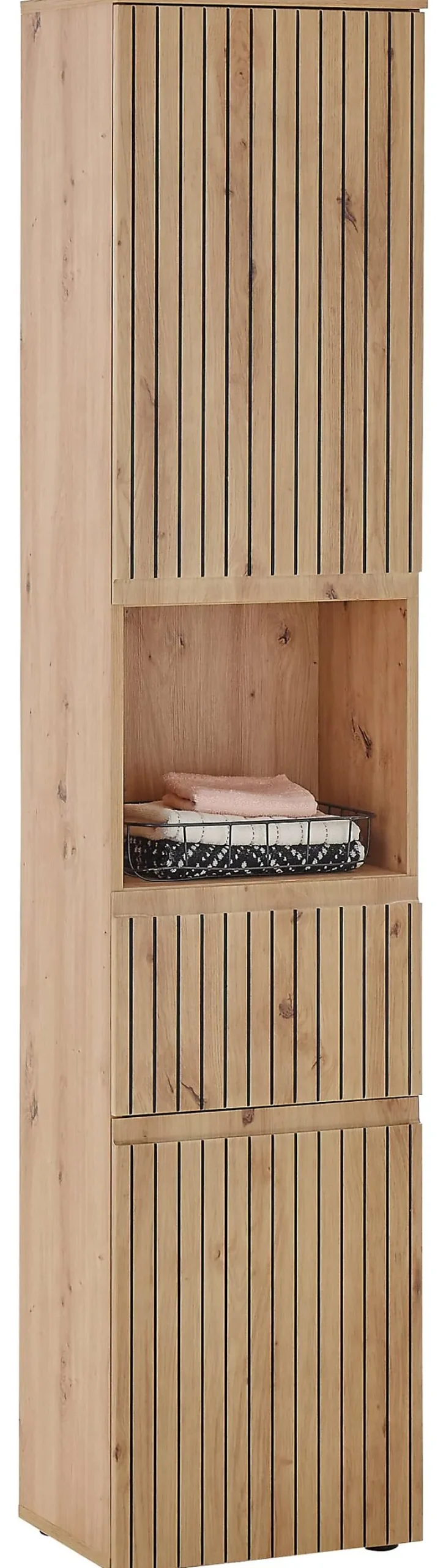 Hochschrank Austin Artisan Oak Nachbildung B/H/T: ca. 40x136x31 cm