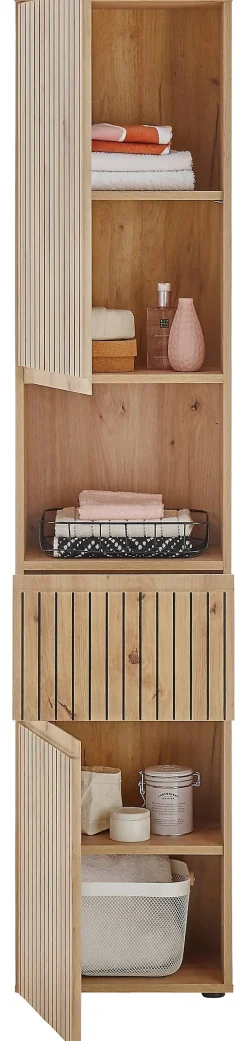 Hochschrank Austin Artisan Oak Nachbildung B/H/T: ca. 40x136x31 cm