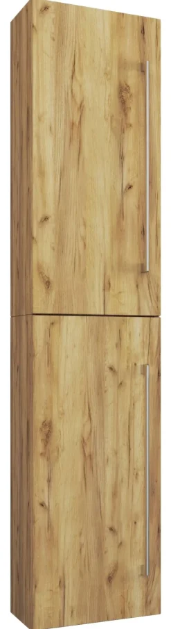Hochschrank Badinos Eiche Honig Nachbildung B/H/T: ca. 33x150x22 cm