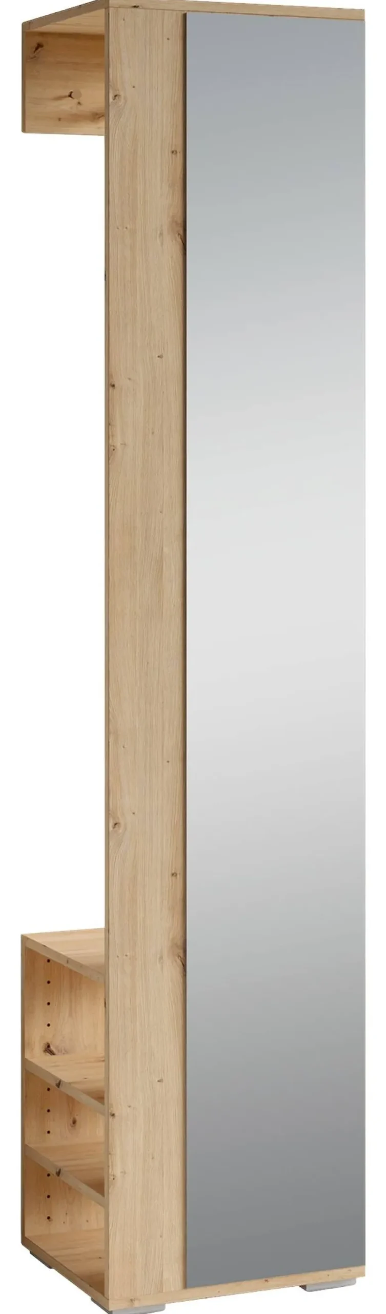 Hochschrank BEN Eiche Nachbildung B/H/T: ca. 40x184x35 cm