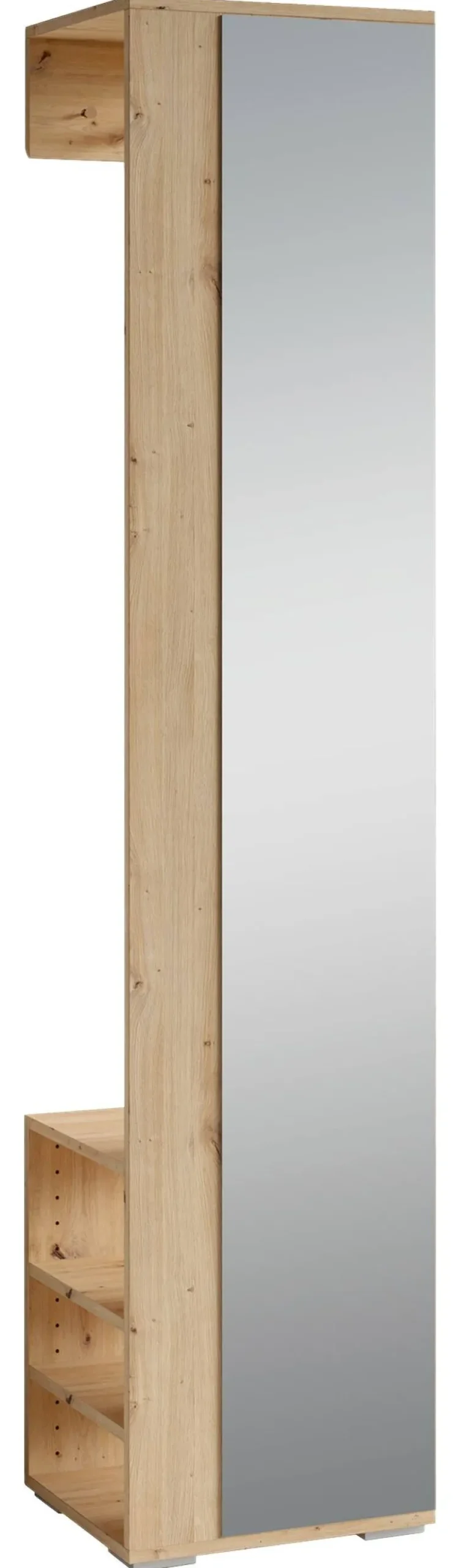 Hochschrank BEN Eiche Nachbildung B/H/T: ca. 40x184x35 cm