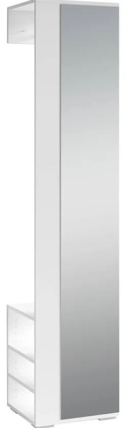 Hochschrank BEN weiß B/H/T: ca. 40x184x35 cm