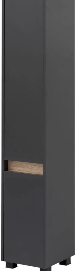 Hochschrank Cosmo anthrazit B/H/T: ca. 30,2x164,5x33 cm