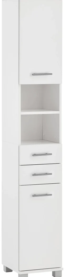 Hochschrank Emmi weiß matt B/H/T: ca. 30,3x180,9x32,6 cm