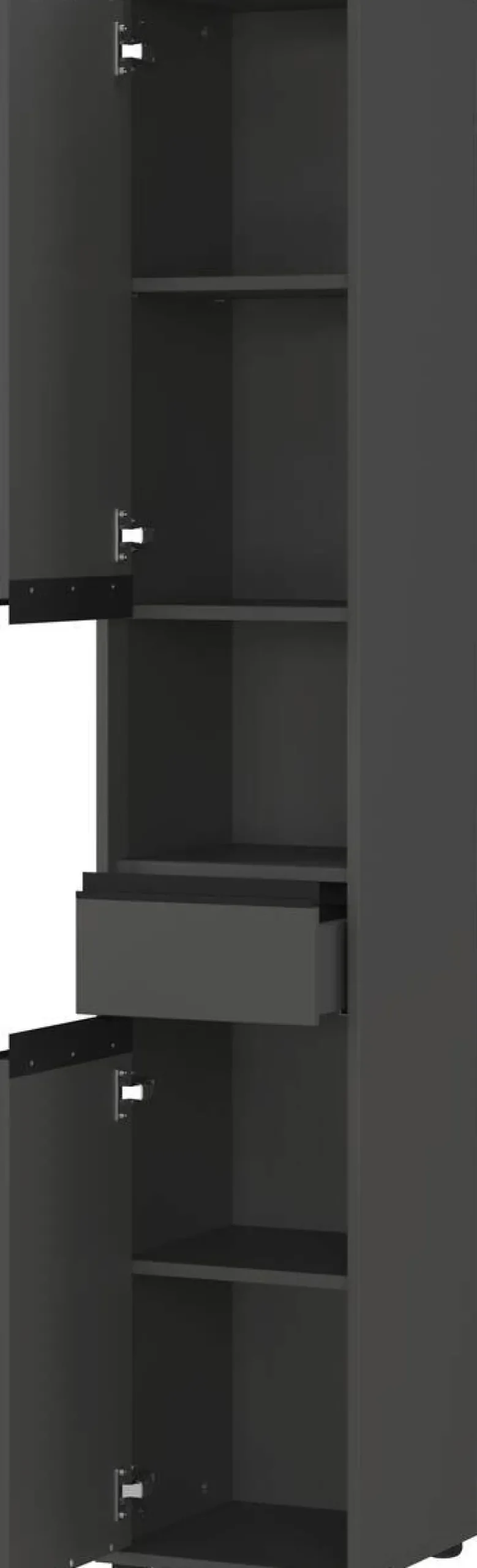 Hochschrank 2203-547 Graphit B/H/T: ca. 33x181x34 cm