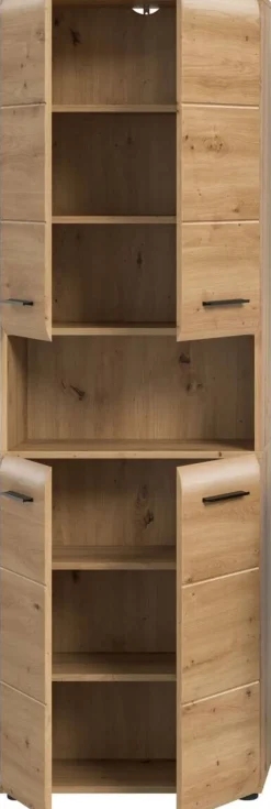 Hochschrank Ice Artisan Oak Nachbildung B/H/T: ca. 60x185x30 cm