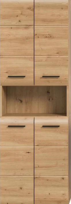 Hochschrank Ice Artisan Oak Nachbildung B/H/T: ca. 60x185x30 cm