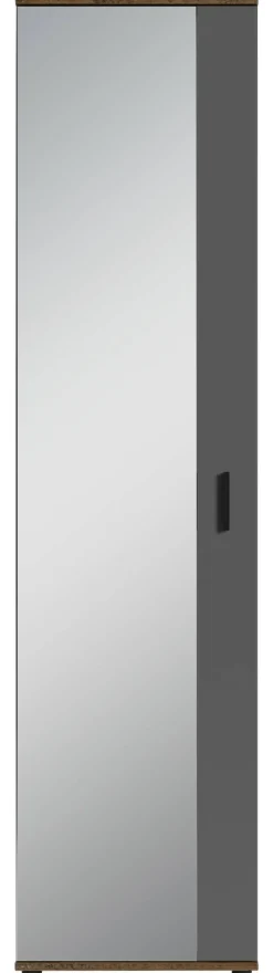 Hochschrank JAKOB schwarz schwarz B/H/T: ca. 49x196x30 cm