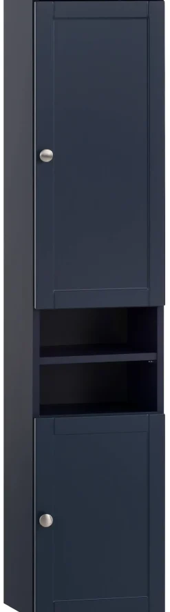 Hochschrank Jesper blau dunkel B/H/T: ca. 30,3x138,3x25,4 cm