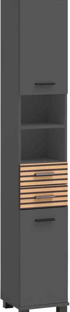 Hochschrank Katta anthrazit B/H/T: ca. 30,3x180,9x32,6 cm