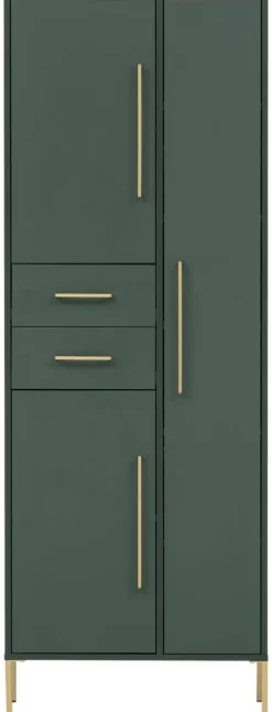 Hochschrank Kent waldgrün B/H/T: ca. 67,1x183,4x33,1 cm
