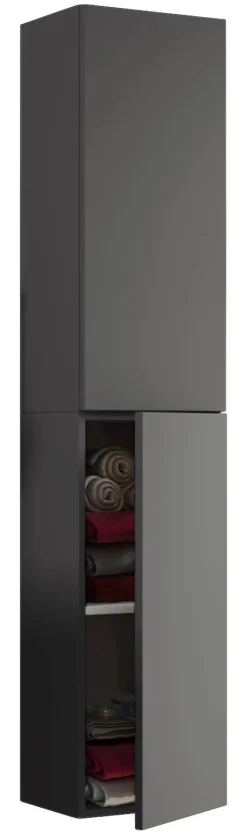 Hochschrank Lendas anthrazit B/H/T: ca. 33x150x22 cm